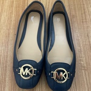 Michael Kors Fulton Faux Saffiano Leather Moccasin